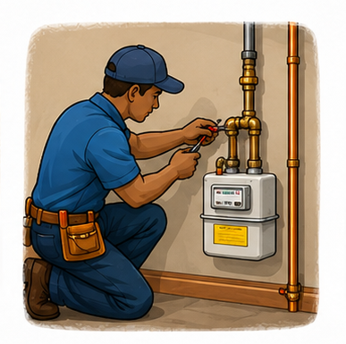 Gas work